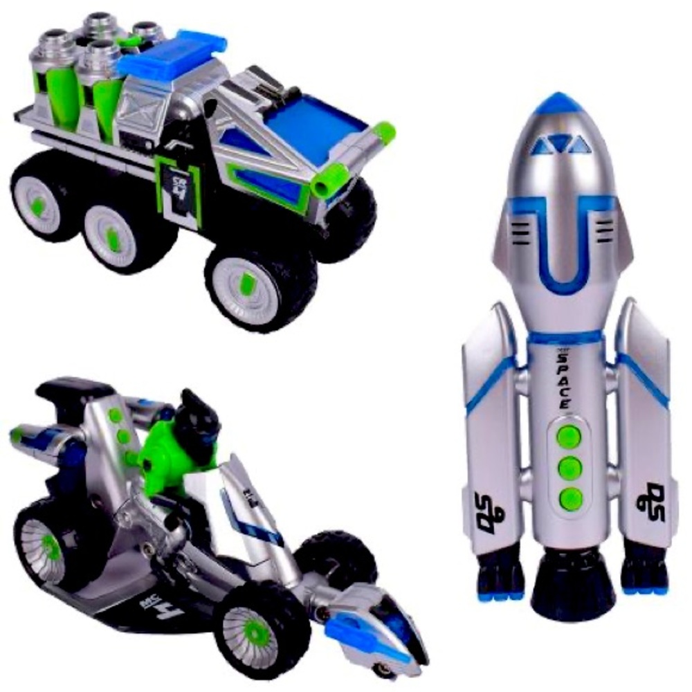 NIP Space Maxx Space Explorers Mini Space Vehicles - 3Pcs
